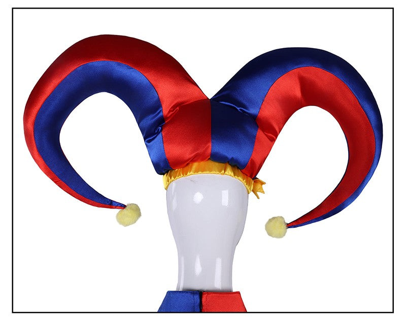 The Amazing Digital Circus Pomni Cosplay Costume Women Men Girls Boys Clown Costume Suit Halloween Party Role Playing Outfits