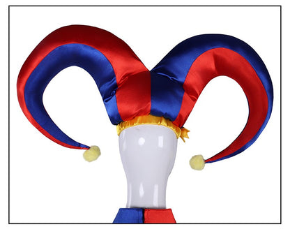 The Amazing Digital Circus Pomni Cosplay Costume Women Men Girls Boys Clown Costume Suit Halloween Party Role Playing Outfits