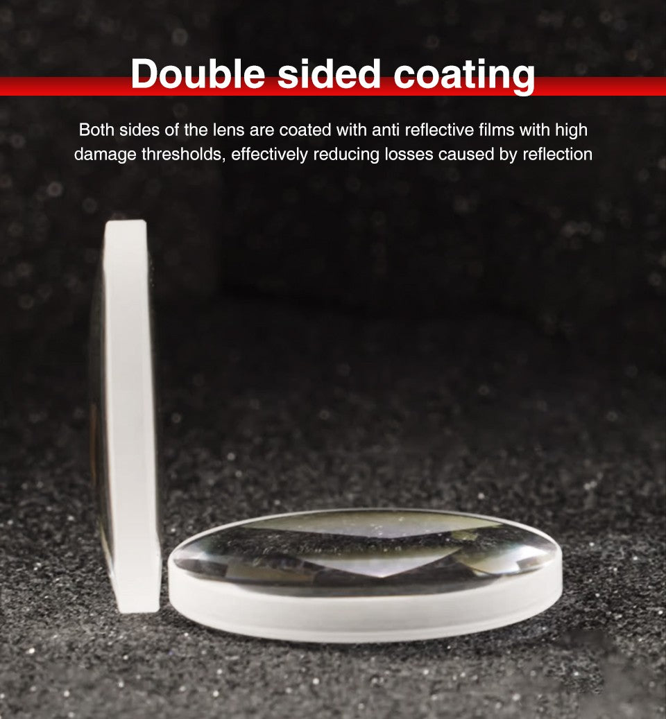5PCS Handheld Welding Cleaning Focus Collimation Lens D20x4.5 F150/200/400/600 D16x5 Laser for Precision Optical Equipmen