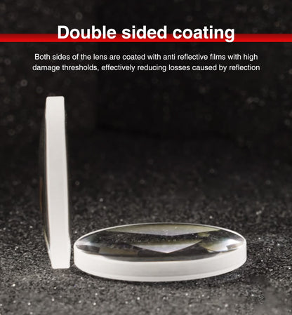 5PCS Handheld Welding Cleaning Focus Collimation Lens D20x4.5 F150/200/400/600 D16x5 Laser for Precision Optical Equipmen