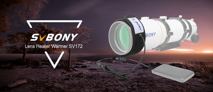 Svbony SV550 122mm Kits de Telescópio, F7 FPL51 Triplet APO com redutor de foco SV209, aquecedor de lente SV172, barra de alça SV211 203mm