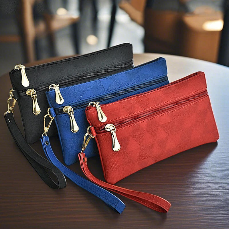 High Quality Fashion Women Large Capacity Wallets Lady Long Big Zipper Purse Female Money Bag Phone Clutch Walet Wristlet?