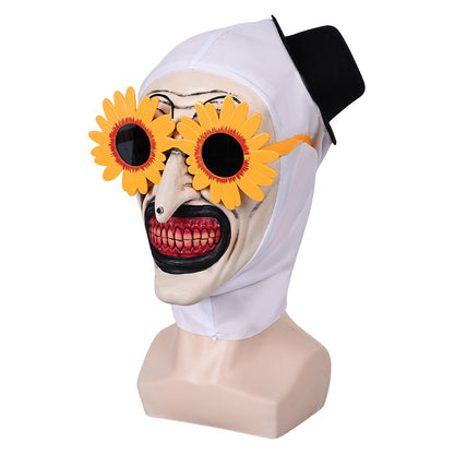 Art the Clown Cosplay Retro Trumpet Prop Mask Horn Glasses Honor Movie Terrifiering Costume Accessories Outfits Halloween Fancy