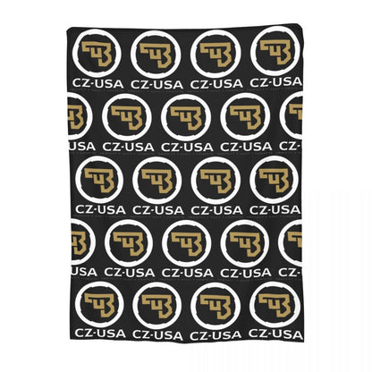 Ceska Zbrojovka CZ Blankets Flannel Sofa Throw Blanket Multi-function for Couch Bedding Outdoor Throws Bedspread Quilt