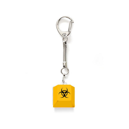 Keycap Personalizada 1pc Teclas Biohazard Umbrella PBT Metal Teclas Teclado Mecânico