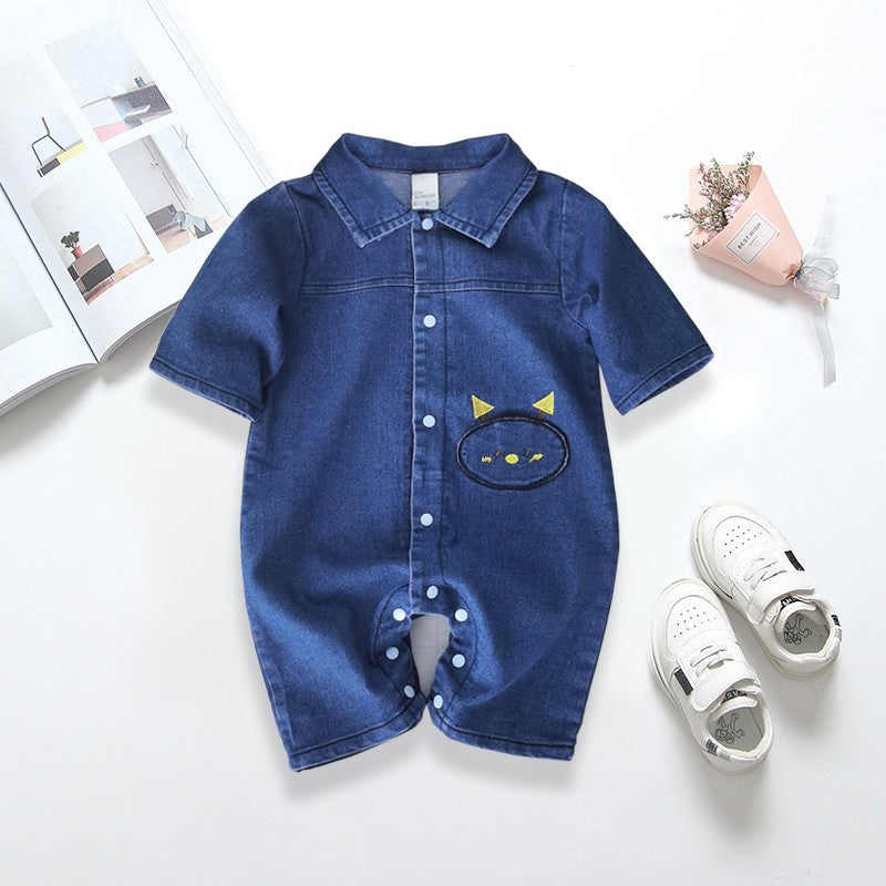 Macacões de Bebê IENENS Roupinhas de Recém-nascidos Macacão Jeans Peça Única 0-18 Meses Menino Menina Roupas Macias Roupas Infantis