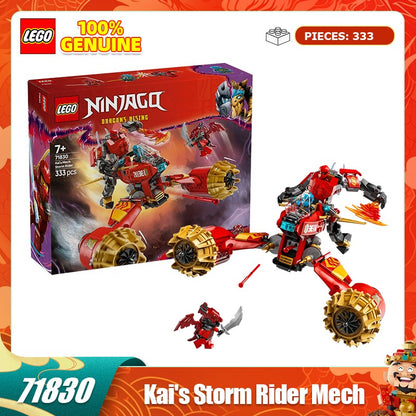 LEGO 71830 Tanque Robô da Tempestade do Kai Brinquedo Série Phantom Ninja Blocos de Construção Infantis para Presentes de Aniversário e Natal
