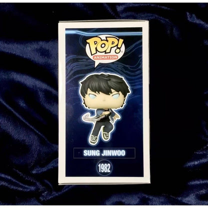 Official Genuine Funko Pop Solo Leveling Sung Jin-Woo Action Doll Model 1982 Limited Edition Hidden Item Vinyl Dolls Gift Toys