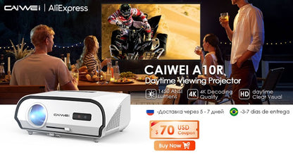 4K Beam Projectors for Movie Auto Focus Correction Smart Android Wifi 1080P Full HD Home Theater Projector Global Version
