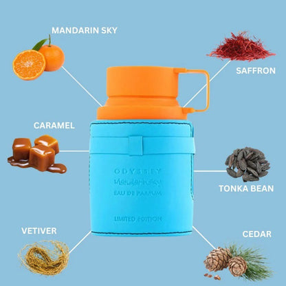 Perfume Armaf Odyssey Mandarin Sky 100ml Original Fragrância de Feromônio Perfume Feminino Árabe Colônia de Feromônio Masculina Presente de Aniversário