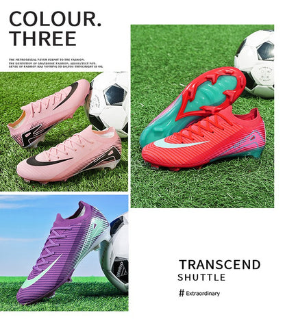New Men Soccer Shoes Outdoor Football Boots Unisex Ultralight Cleats Hot Sale Women Match FG Sneakers High-quality Professional