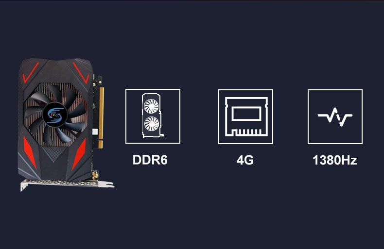 GTX1650 4GB desktop Graphics Card GAMING Gamer 128Bit GDDR6 Laptop chip PCI Express 3.0 Video Cards For PC DVI DP