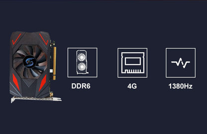 GTX1650 4GB desktop Graphics Card GAMING Gamer 128Bit GDDR6 Laptop chip PCI Express 3.0 Video Cards For PC DVI DP
