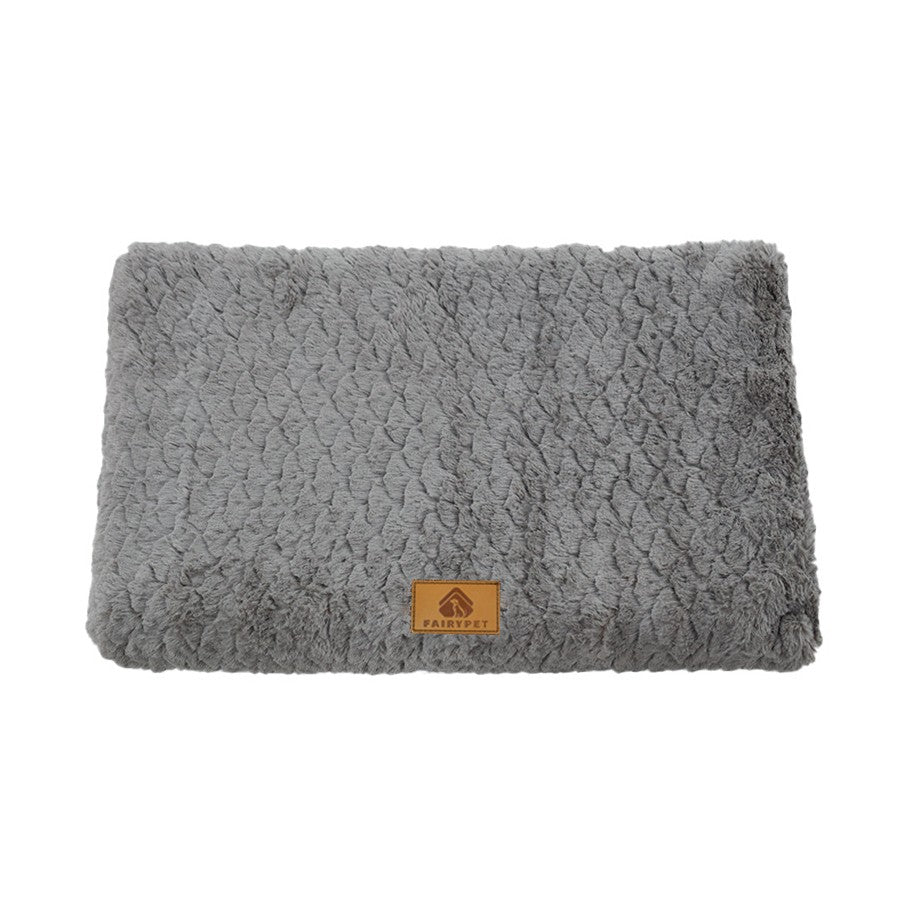 Cama para Animais de Estimação de Pelúcia Curta Removível e Lavável, Cama para Cães de Alta Elasticidade que Não Deforma, Adequada para Cães e Gatos de Pequeno e Médio Porte