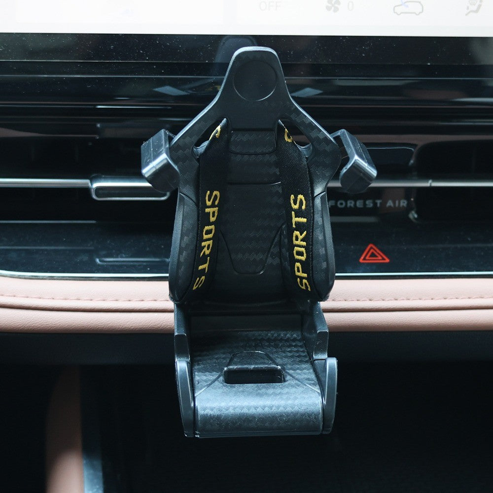 Car Air Vent Phone Holder Mount Universal 360° Rotating ABS Dashboard Navigation Bracket for IPhone Samsung Anti-Shake GPS Clip