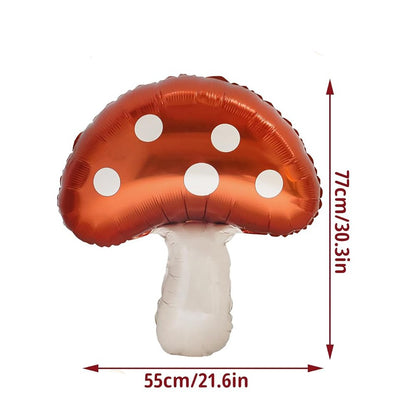Cartoon Animal Standing Squirrel Balloon Pinecone Shaped Aluminum Film Balloon Forest Theme Baby Shower Birthday Party Decor