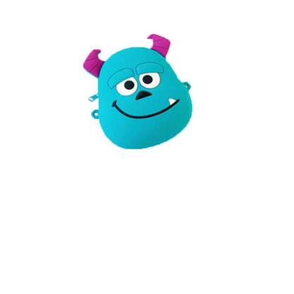 Disney silicone bag Monster University Cartoon Big Eyes Mike Hairy Monster Sullivan Cute  Student Bag Ornament Children's Toy