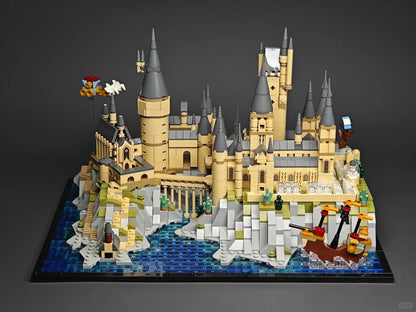 NOVO Kit de Montagem de Castelo MOC para Adultos - Conjunto de Arquitetura com Tema de Filme, Presente Colecionável para Adolescentes