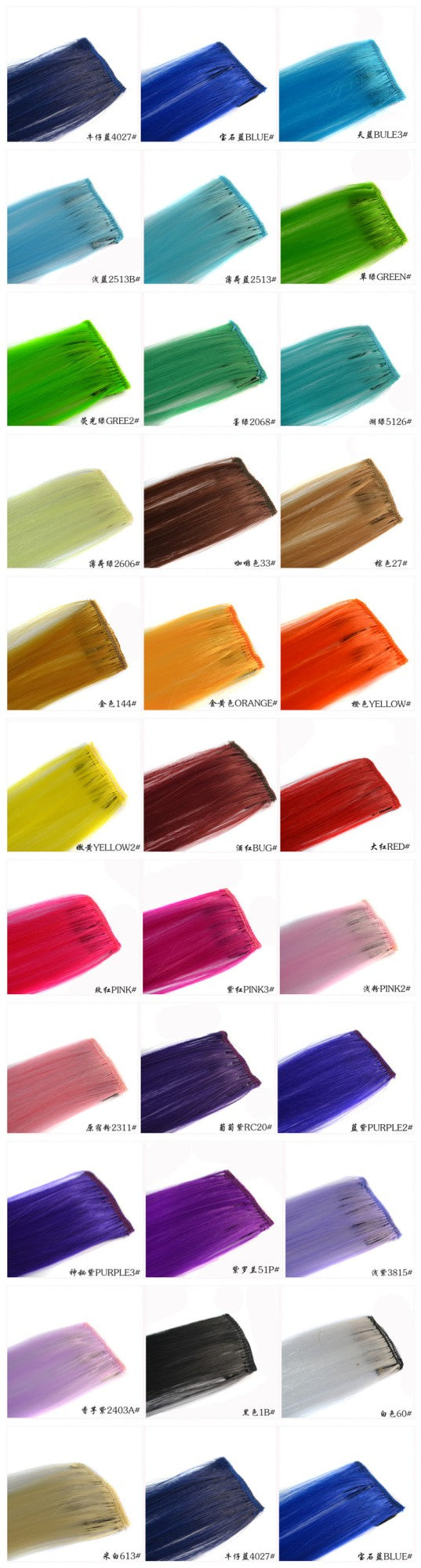 LIHUI Longo Liso Colorido Aplique de Cabelo Extensões de Cabelo com Clipe Mechas Arco-Íris Destaque Cabelo Sintético Rosa em Clipe
