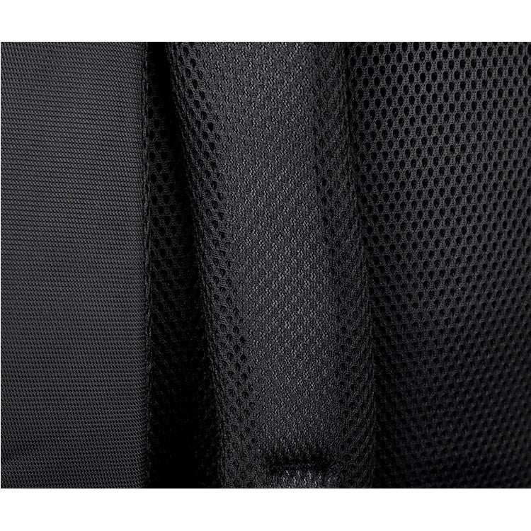 Men's large-capacity backpack, fashionable laptop bag, suitable for travel and business, equipped with secure zipper closure and