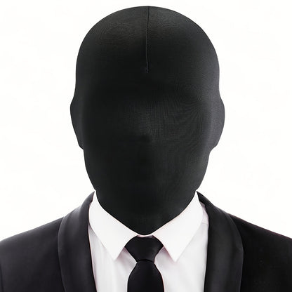 Unisex full face spandex mask, Halloween mask costume character dark cosplay masquerade party social phobia privacy protection