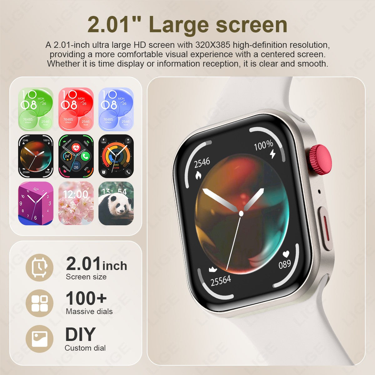 2025 New For HUAWEI FIT 3 2.01" HD Screen Smart Watch Women Men Watches Bluetooth Call Smartwatch Watch 9 Sports Fitness Tracker