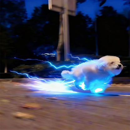 Luminária de sapato brilhante para pets, luminária de coleira de urso de pelúcia, luminária noturna para peito e costas, luminária de sapato anti-perda para passeios noturnos com cães