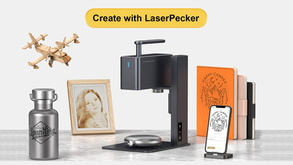 Gravador a Laser LaserPecker 2 Portátil para Madeira Máquina de Gravação a Laser Impressora de Logo DIY Máquina de Gravação a Laser para Artesanato