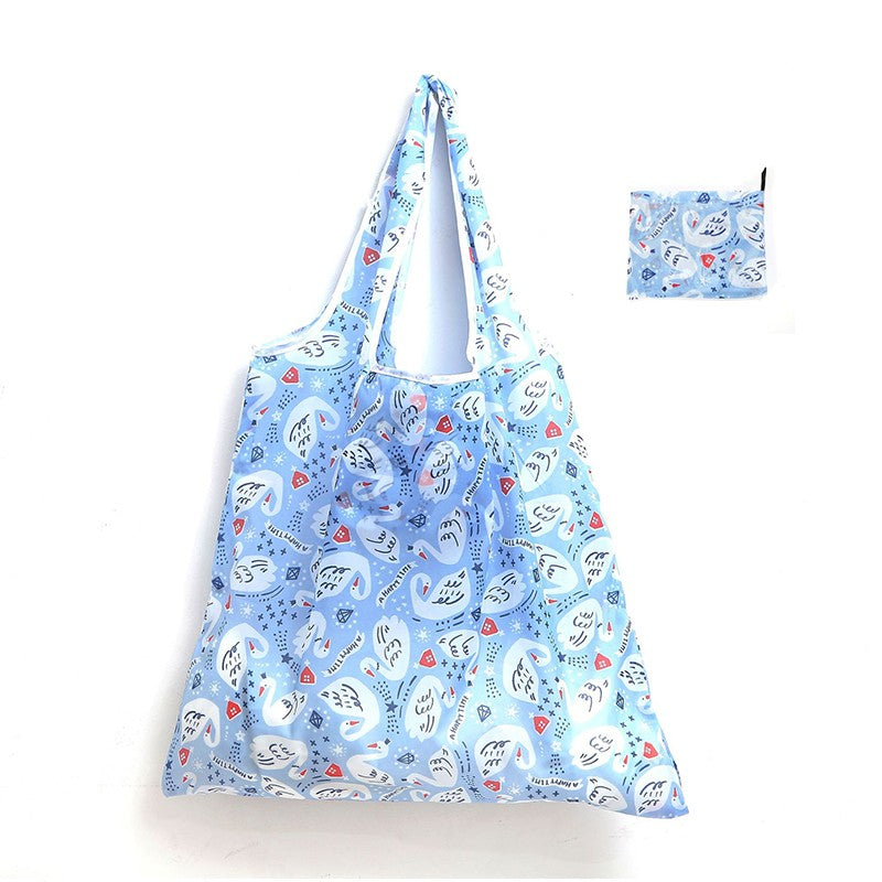 Reusable Shopping Large Bag Foldable Eco Tote With Pouch For Grocery Gym Office Supplies Beach Gear School Toys Storage Bags