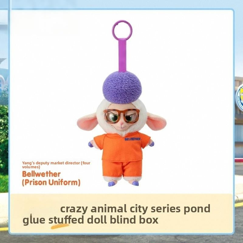 Novo em estoque Zootopia 2 Pelúcia Vinil Chaveiro Caixa Surpresa Brinquedo Colecionável Presente para Meninas Animais Mistério Brinquedos Tendência Infantil
