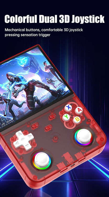 New R36 Ultra X Handheld Game Player WIFI 4.5 Inch IPS Screen Games Open Source Retro Video 64G/128G Memory