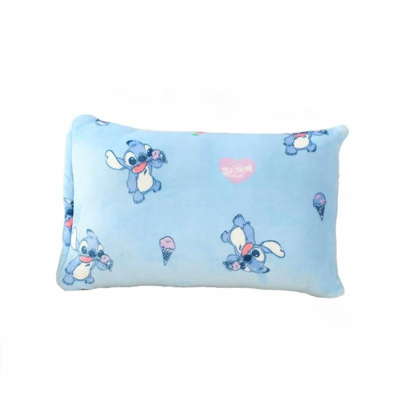 Disney Stitch Blanket Warm Flannel Blanket Pillowcase Office Nap Blanket Air Conditioning Blanket Student Blanket Bed Sheet