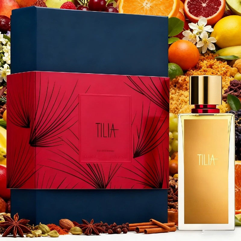 TILIA Men's Perfume 100ml Eau De Parfum, Rare Linden Blossom & Woody Green Scent, Long Lasting Luxury Unisex Niche Fragrance