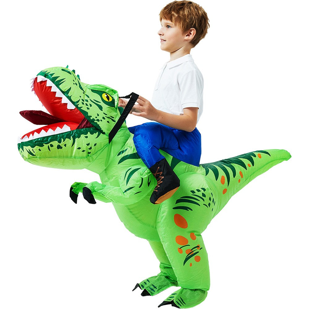 HOT Anime Dinosaur Inflatable Costume Party Mascot Costumes Suit Disfraz Cosplay Halloween Costumes For Adult Kids Dress