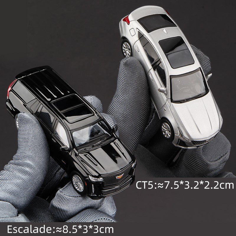 Massdi 1:64 Cadillac Escalade Carro Modelo CT5 CT6 Liga Miniatura Veículos Diecast Coleção de Brinquedos
