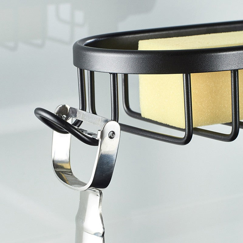 Bathroom Faucet Storage Rack Shower Shampoo Soap Holder Adjustable Kitchen Sink Rag Sponge Drain Rack Bathroom Accessories