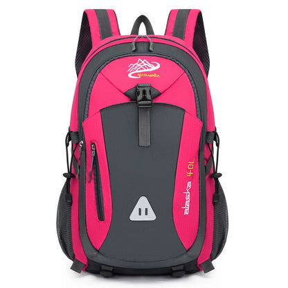 Mochila Multifuncional Respirável para Caminhada Esportiva Mochila de Grande Capacidade em Poliéster Para Caminhada Ciclismo Academia