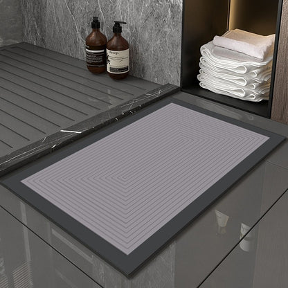 Quick Dry Bath Mats Super Absorbent Rug Bathroom Non Slip Bath Rug Toilet Carpet Front Entrance Door Mat Tapetes De Baño