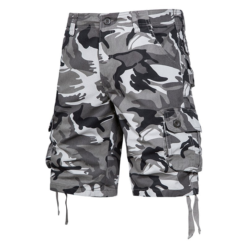 Loose camouflage beach five pants men's summer cotton thin section in the pants summer work casual shorts