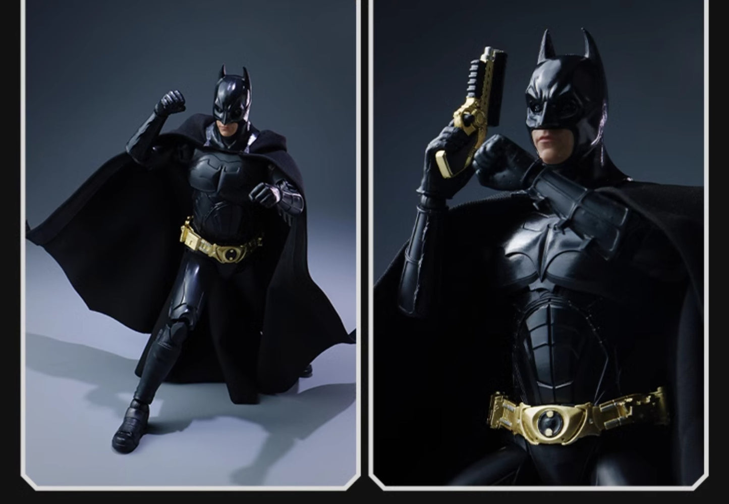 Dc Figures Beast Kingdom Bell Keaton Pattinson Clooney Batman Action Figurebatman Figure Dc Action Figures Model Gift Original