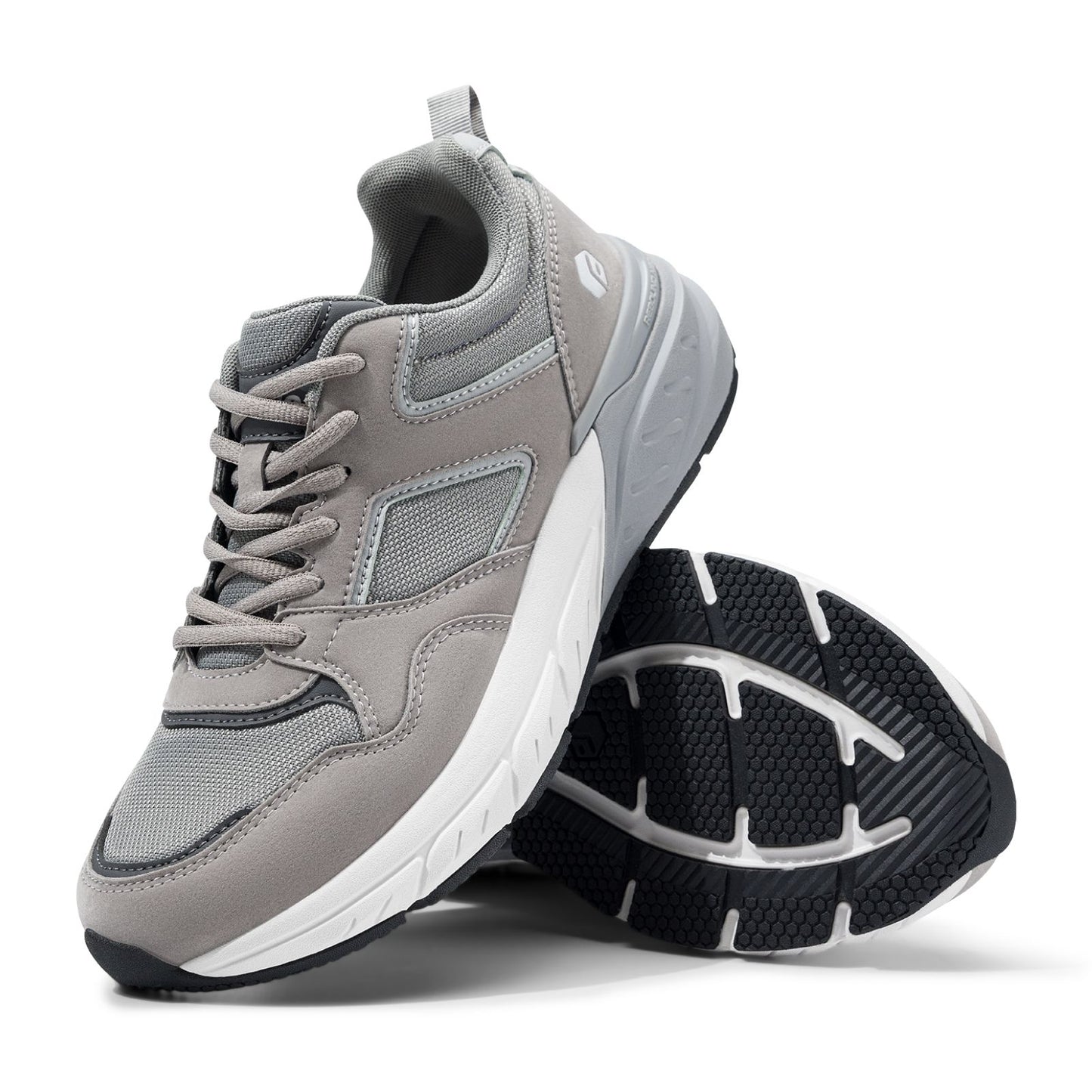 Tênis de Corrida Masculino FitVille Mais Novo 4E de Largura com Suporte de Arco para Pés Chatose Alívio da Dor no Calcanhar Fascite Plantar