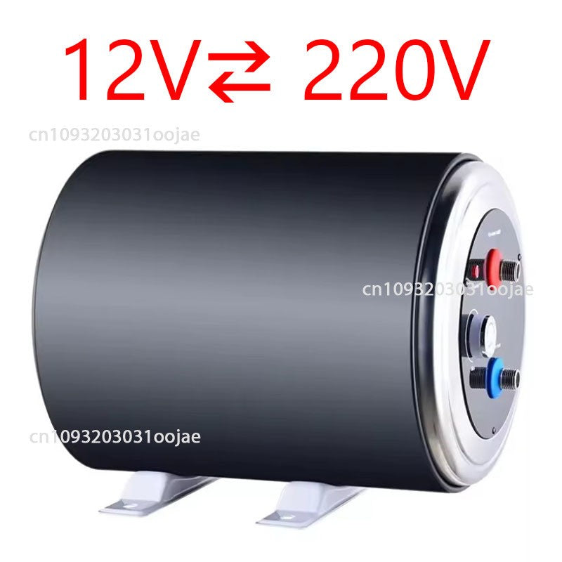 Aquecedor de Água Elétrico 10L 12V 220V 1500W Bivolt Aquecedores de Água Quente Com Visor Para Banheiro Chuveiro RV Cozinha Aquecimento