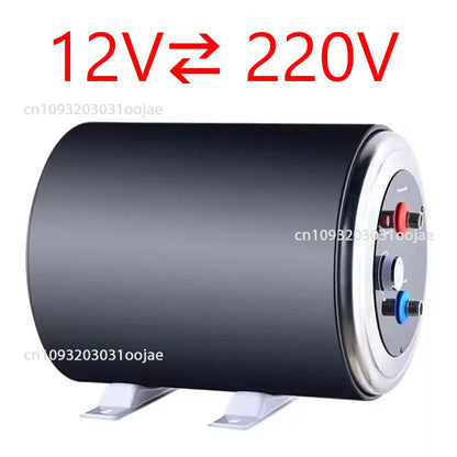 Aquecedor de Água Elétrico 10L 12V 220V 1500W Bivolt Aquecedores de Água Quente Com Visor Para Banheiro Chuveiro RV Cozinha Aquecimento