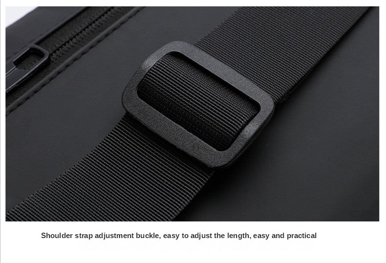 Large Capacity Multifunction Shoulder Crossbody Bag Messenger Chest Sling Travel Pack for Male Men Usb Waterproof Sports Running