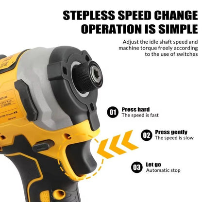 Parafusadeira elétrica recarregável sem fio Dewalt DCF850 20V/60V, bateria elétrica de lítio, ferramentas elétricas, alto torque original