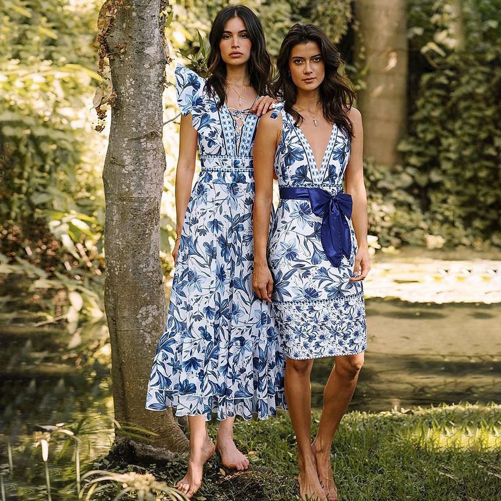 Bikinis De Mujer 2025 V Neck Lace Up Printed One Piece Swimsuit and Skirt Sexy Beach Outfits Women Es De Baño 2024 Mujer