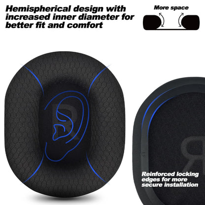 Earphone pads For REDRAGON H510 710 ZEUS-X RGB replacement Earpads headphones Earmuffs Soft cloth Memory Covers Sponge  Protein