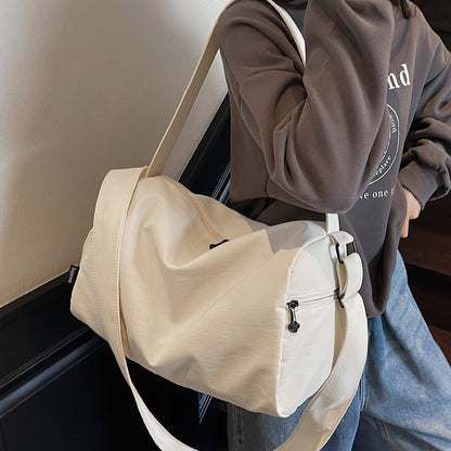 Sports Fitness Bag for Women, Wet and Dry Separation Swimming Bag, Large Capacity Satchel Short-Distance Travel Bag, Travel Luggage Storage Bag, Including Shoe Compartment, Yoga Bag, Work Bag