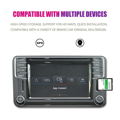 NEW for VW Discover Media Navigation AS V22 Map UK Europe 2025 Sat Nav 5NA 919 866 MV SD Card 32GB