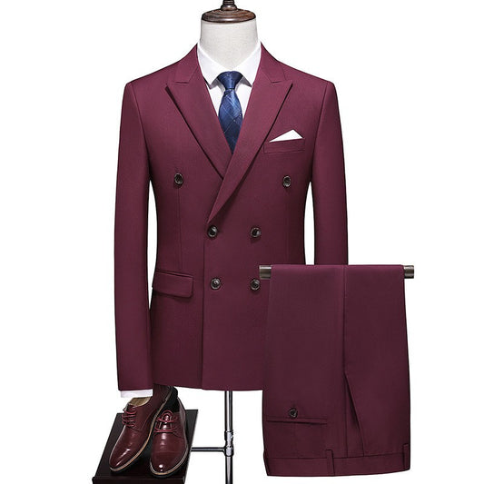 Luxury Custom Suits + Matching Customized Pocket Squares - Exclusive Holiday Gift Sets
